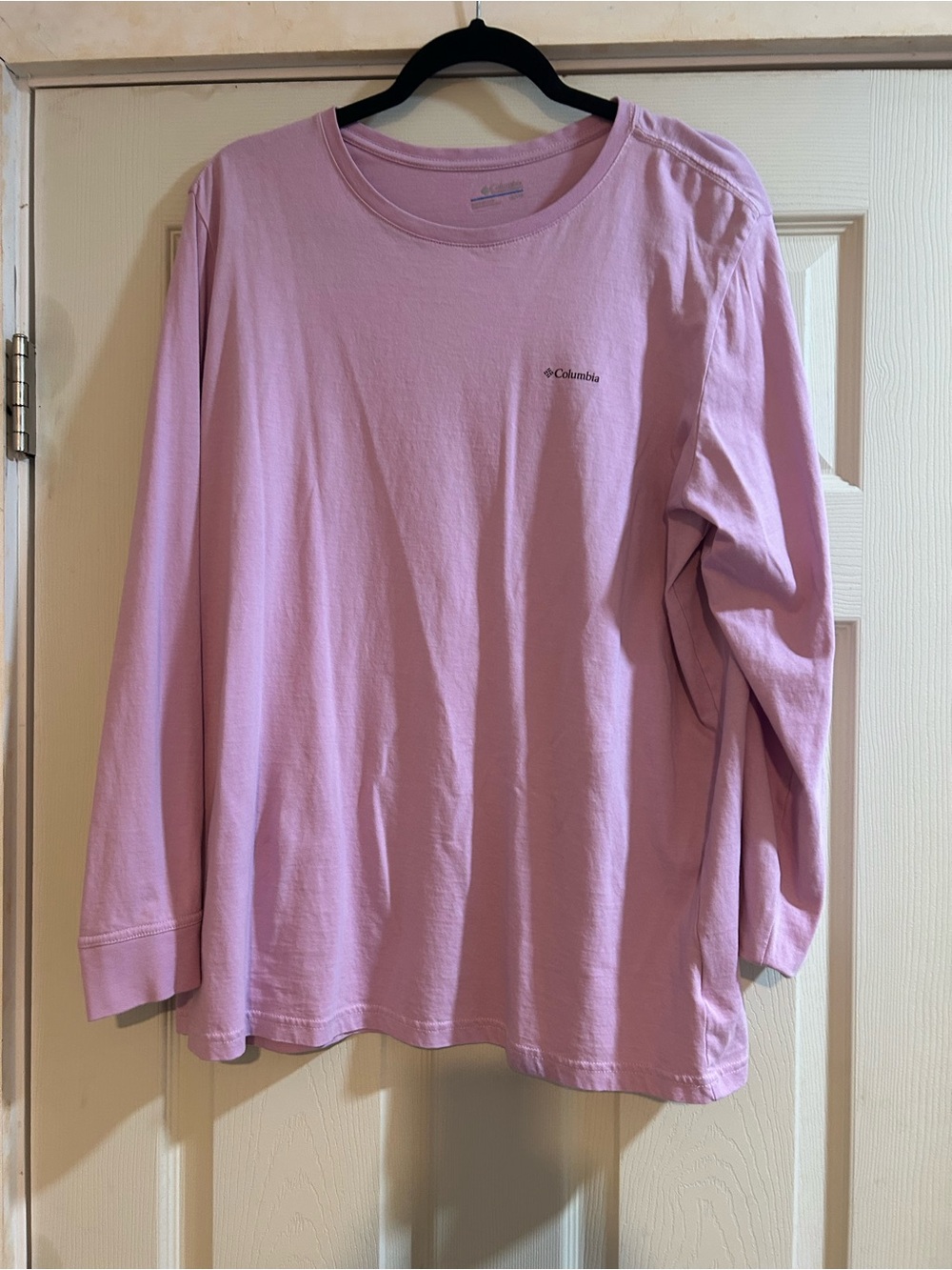 Columbia Pink Crewneck Long Sleeve Tee